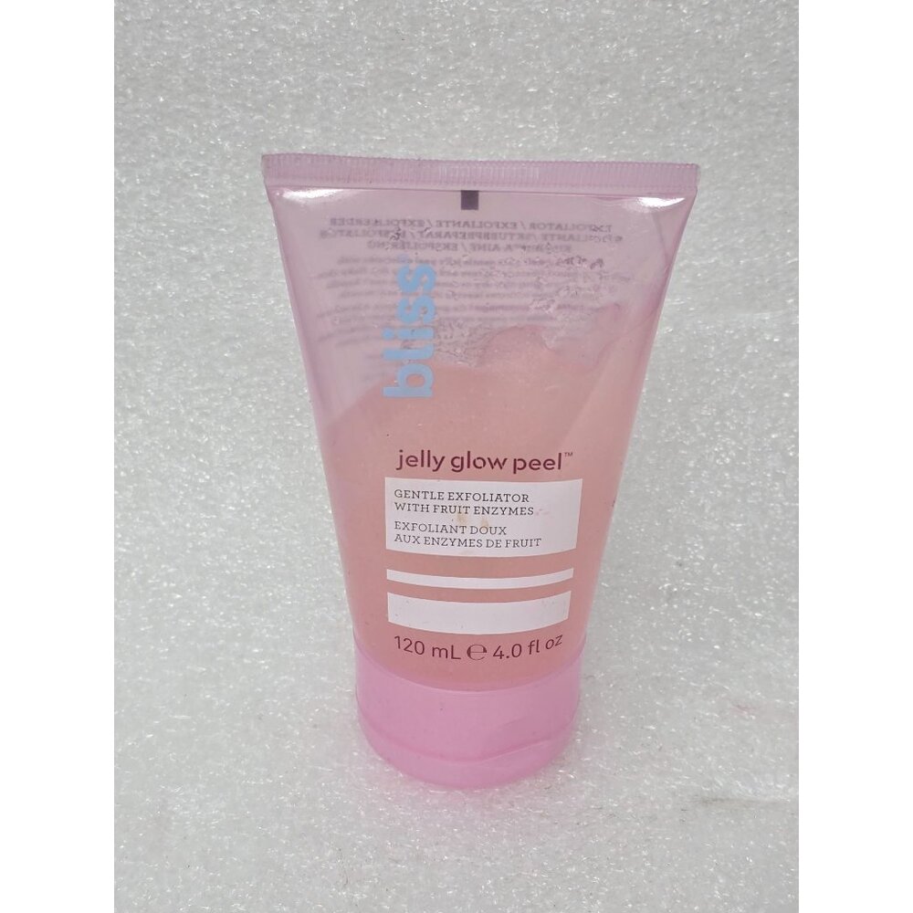 Bliss Jelly Glow Peel 4 Oz Gentle Exfoliator Fruit Enzymes For All Skin Types